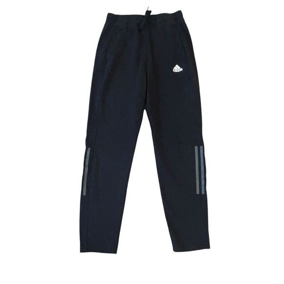 Adidas Black Track Sweat Jogger Pants - Picture 1 of 5